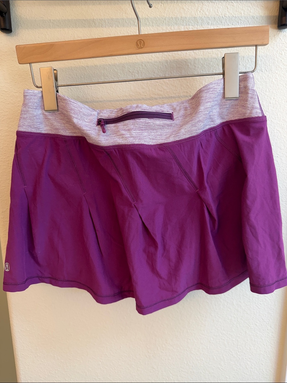 lululemon athletica Magenta Skater Skirt with Heathered Waistband